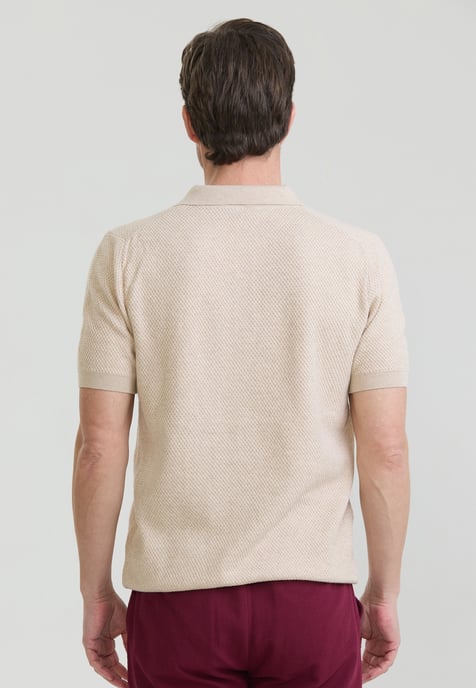 Polo Shirt Kurzarm Strick-Polo Shirt Kurzarm - Image 3