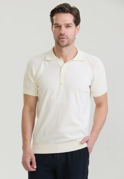 Polo Shirt Kurzarm Strick-Polo Shirt Kurzarm - Image 1
