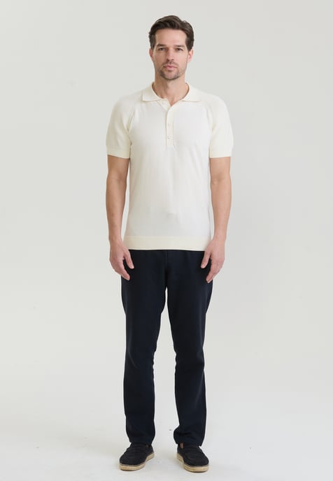 Polo Shirt Kurzarm Strick-Polo Shirt Kurzarm - Image 2