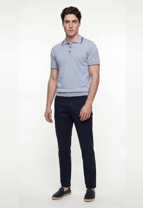Polo Shirt Kurzarm Strick-Polo Shirt Kurzarm - Image 2