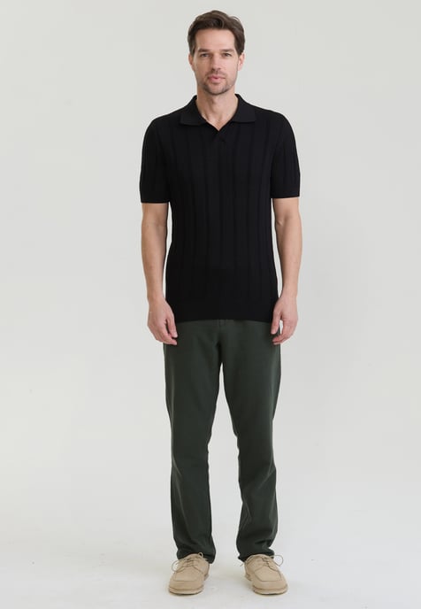 Polo Shirt Kurzarm Strick-Polo Shirt Kurzarm - Image 2
