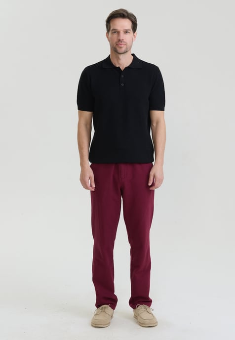 Polo Shirt Kurzarm Strick-Polo Shirt Kurzarm - Image 2