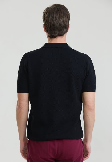 Polo Shirt Kurzarm Strick-Polo Shirt Kurzarm - Image 3