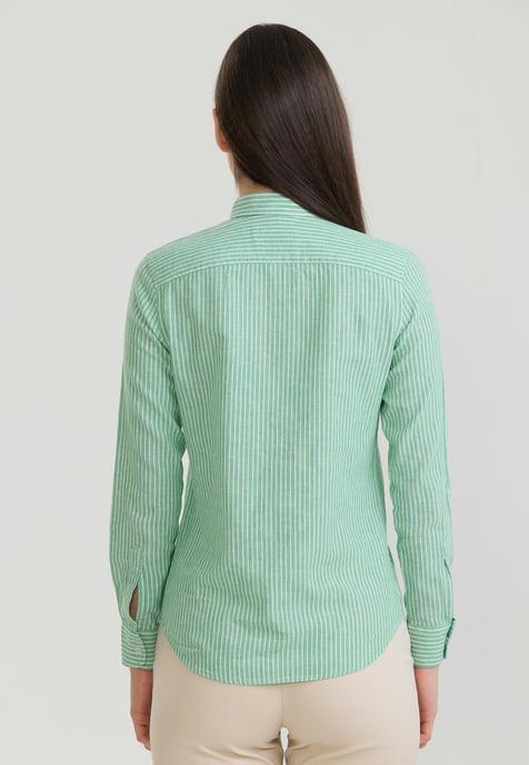 Hemd Gestreiftes Langarm Hemd - Image 3