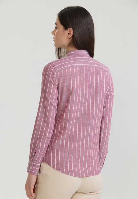 Hemd Gestreiftes Langarm Hemd - Image 3