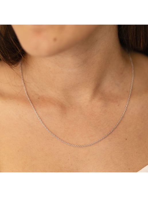 Zeeme Basic Halskette 925 Sterling Silber 45cm lang - Image 1
