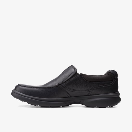 Bradley Freie schwarze genarbte Lederschuhe - Image 2