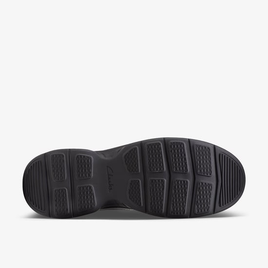 Bradley Freie schwarze genarbte Lederschuhe - Image 3