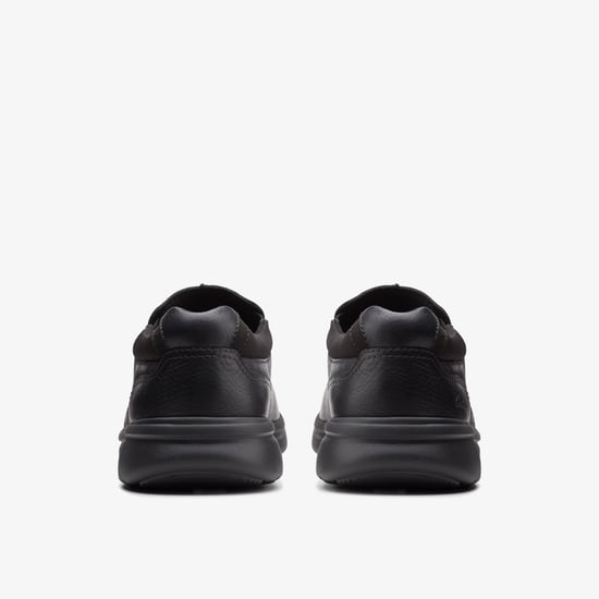 Bradley Freie schwarze genarbte Lederschuhe - Image 5