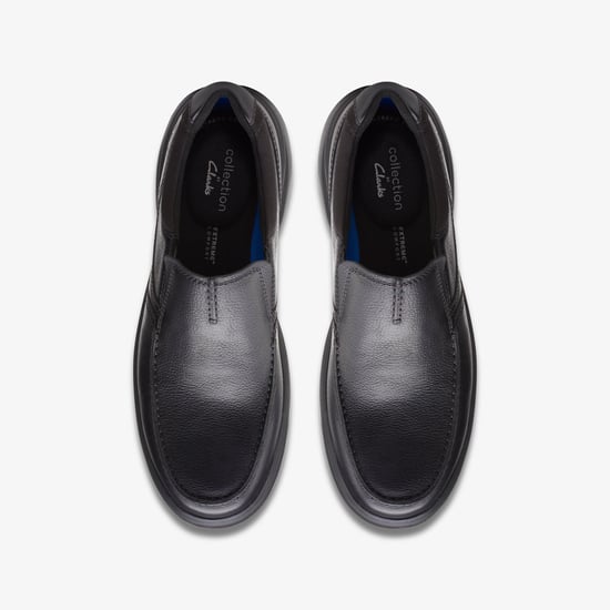 Bradley Freie schwarze genarbte Lederschuhe - Image 6