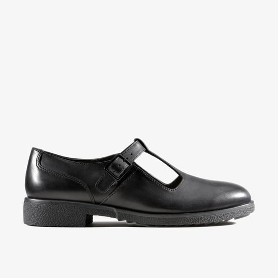 Griffin Stadt Schwarze Lederschuhe - Image 1