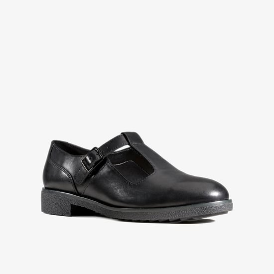 Griffin Stadt Schwarze Lederschuhe - Image 3