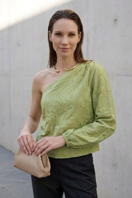 Schulterfreies Cut-Out-Bluse - Image 3