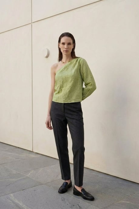 Schulterfreies Cut-Out-Bluse - Image 6