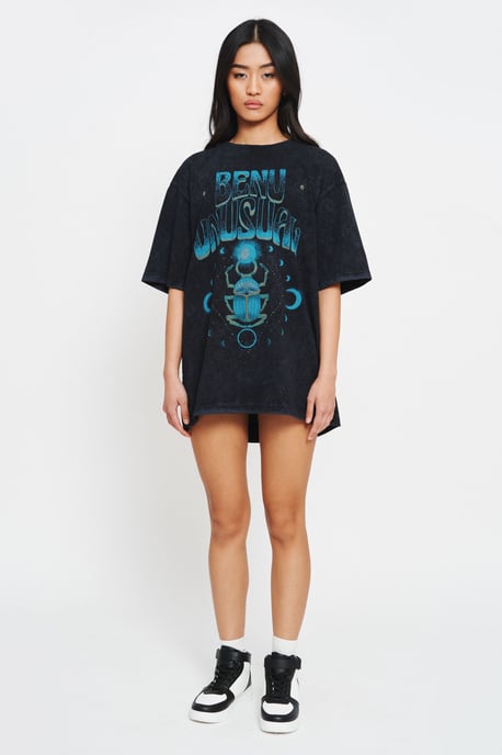 BENU schwarzes Scarabäus Damen-T-Shirt - Image 1