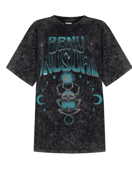 BENU schwarzes Scarabäus Damen-T-Shirt - Image 3