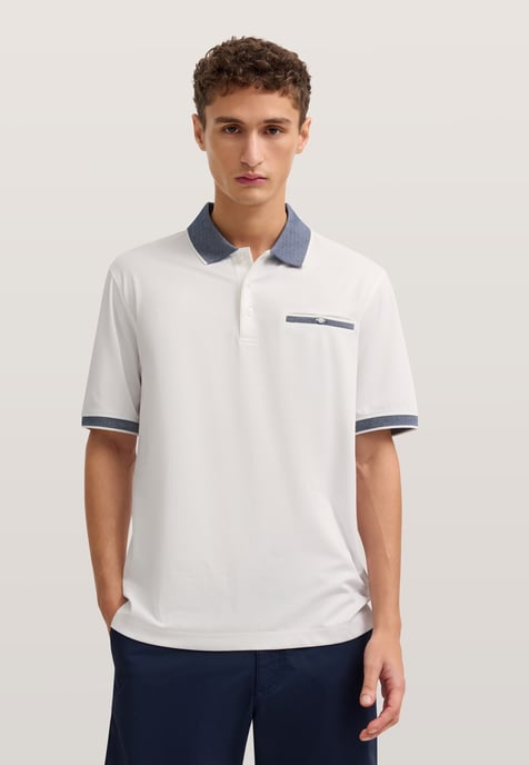 Bugatti Herren Poloshirt Modern Fit mit einer Brusttasche - Image 1