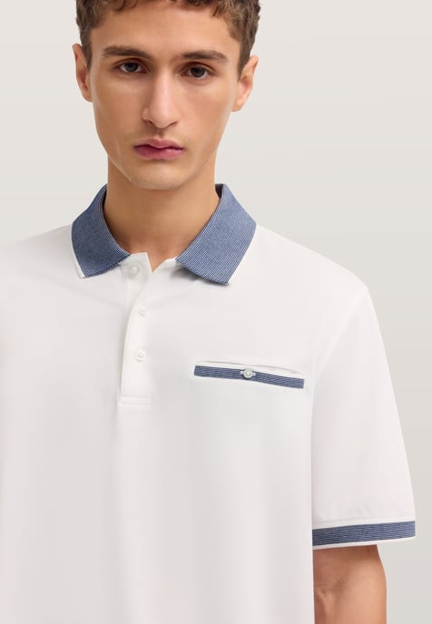 Bugatti Herren Poloshirt Modern Fit mit einer Brusttasche - Image 4