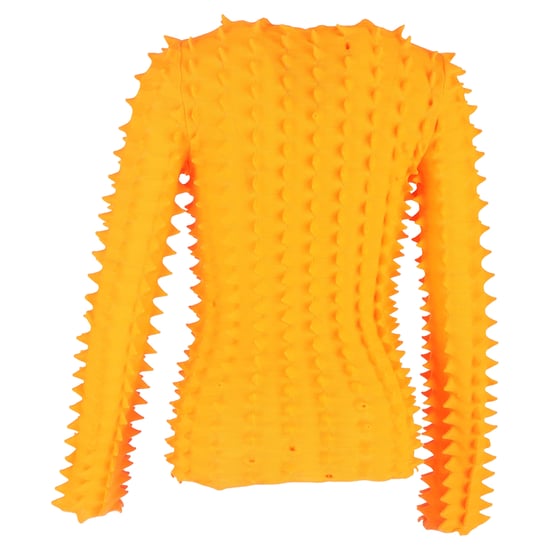 Loewe x Paula's Ibiza 3D Spike-Strickpullover aus orangefarbenem Polyester - Image 3