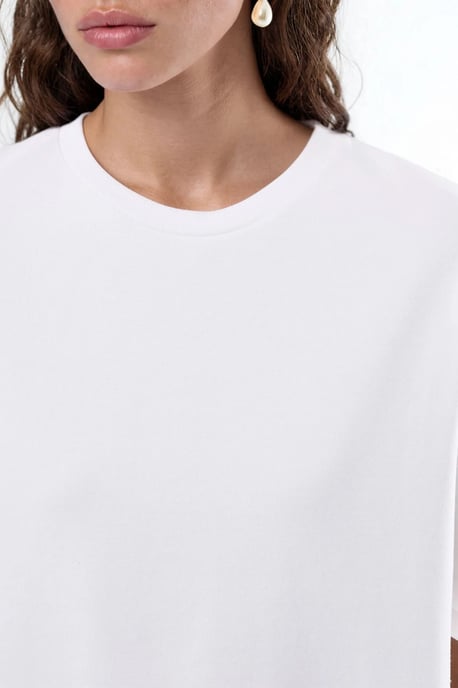 Overgröße Crew-Neck Tunika mit Schlitz - Image 6