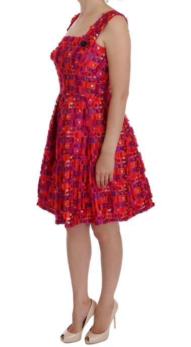 Dolce Gabbana Kleid Geometrischer Druck Mini Kleid - Image 2