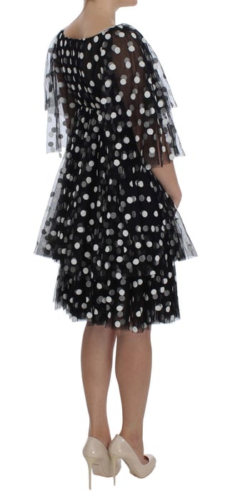 Dolce Gabbana gepunktetes Tüll-Minikleid - Image 4