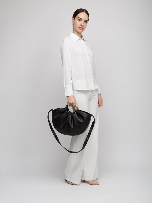 Coccinelle Shell Handtasche aus glattem Leder - Image 5