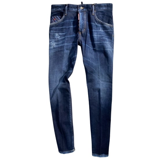 Dsquared2 Dunkelblaue Jeans - Image 1