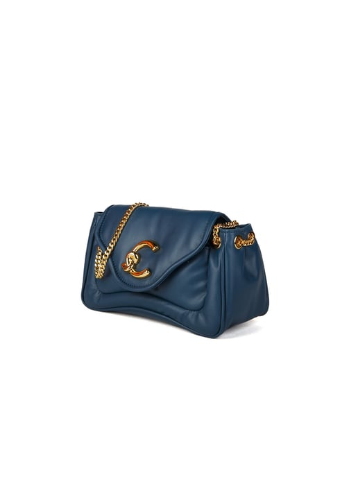 Coccinelle C-Me Fluffy Handtasche Puffy Glattes Leder - Image 2