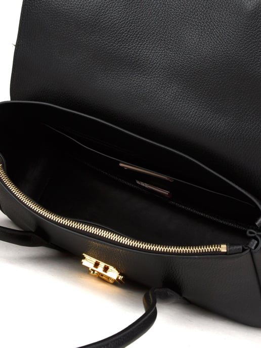 C-Me Lockhandtasche aus genarbtem Leder. 001 - Image 4