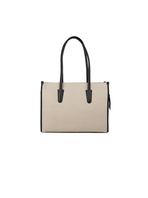 Coccinelle Myrtha26 Canvas-Handtasche Canvas-Stoff / genarbtes Leder - Image 3
