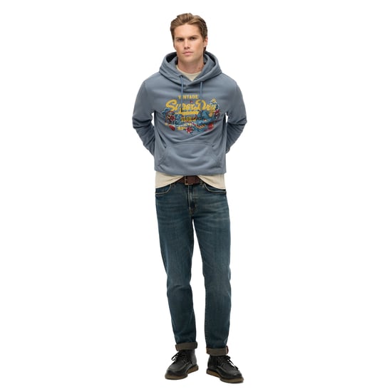 Superdry Vi Tokyo Relaxed Hood Sweatshirt - Image 3