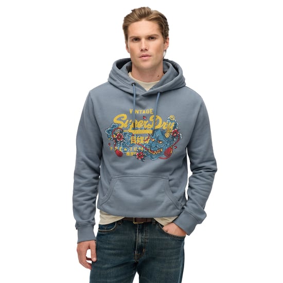 Superdry Vi Tokyo Relaxed Hood Sweatshirt - Image 4