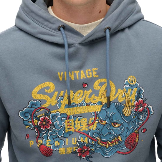 Superdry Vi Tokyo Relaxed Hood Sweatshirt - Image 5
