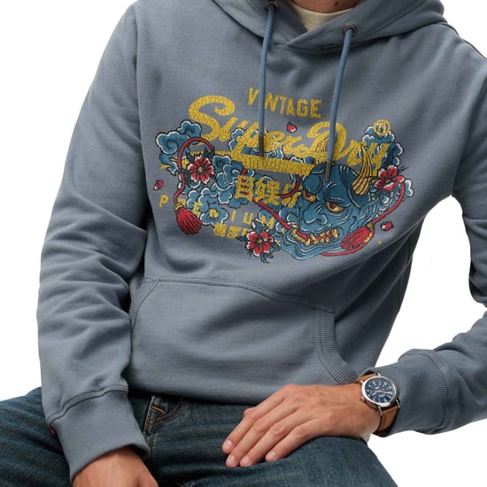 Superdry Vi Tokyo Relaxed Hood Sweatshirt - Image 6