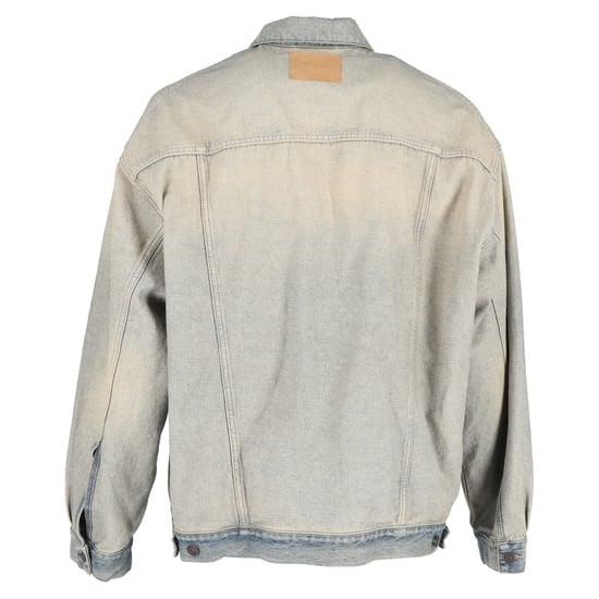 Balenciaga gewaschenes Jeansjacke aus blauer Baumwolle - Image 3
