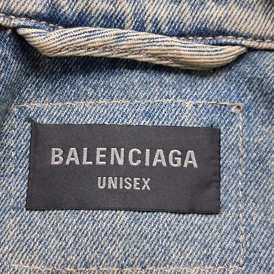 Balenciaga gewaschenes Jeansjacke aus blauer Baumwolle - Image 6