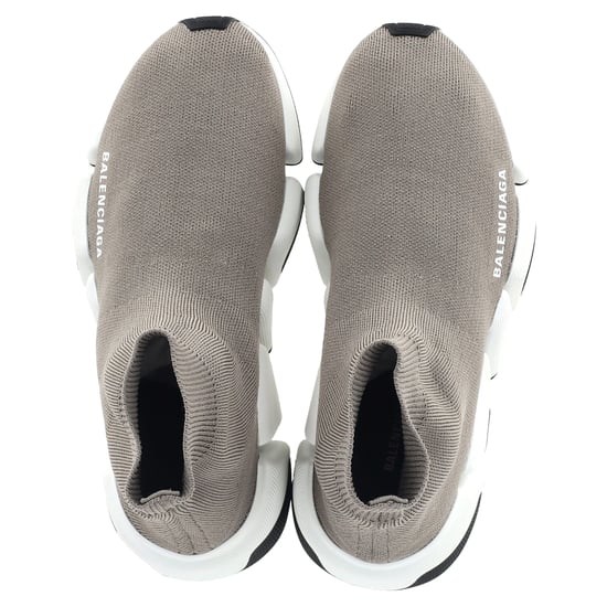 Balenciaga Speed 2.0 Sneakers aus grauem Polyester - Image 4