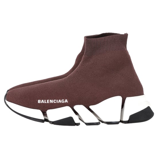 Balenciaga Speed 2.0 Sneakers aus braunem Polyester - Image 5