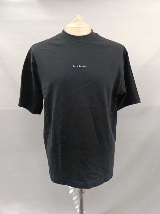 Acne Studios Logo-T-Shirt aus grauer Baumwolle - Image 6