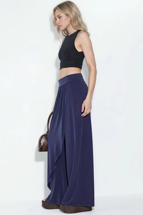 Busem Weite Salwar-Hose - Marineblau - Image 2