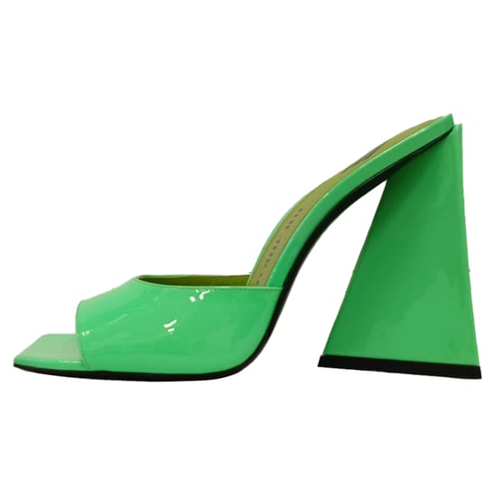 The Attico Devon Mules aus Lackleder - Grün - Image 4