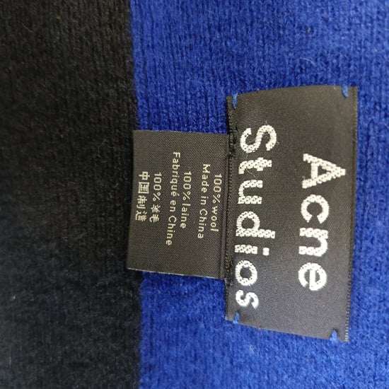 Gestreifter Schal von Acne Studios aus mehrfarbiger Wolle - Image 4