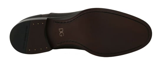 Dolce & Gabbana Braune Leder Schnürschuhe für Herren - Image 6