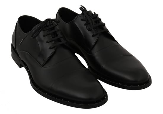 Dolce & Gabbana schwarze Leder Derby-Halbschuhe - Image 3