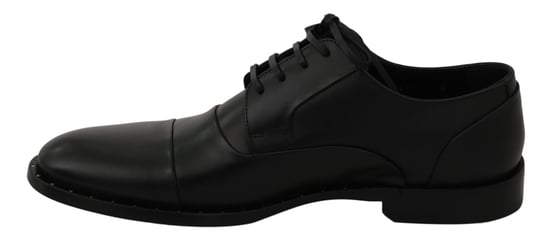 Dolce & Gabbana schwarze Leder Derby-Halbschuhe - Image 5