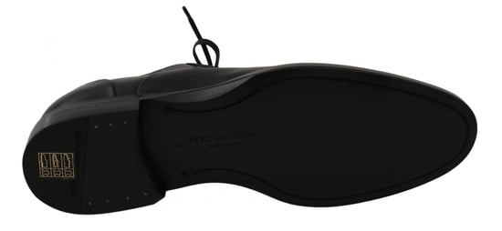 Dolce & Gabbana schwarze Leder Derby-Halbschuhe - Image 6
