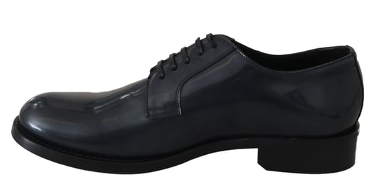Dolce & Gabbana Blaue Leder Derby Dressformelle Schuhe - Image 2