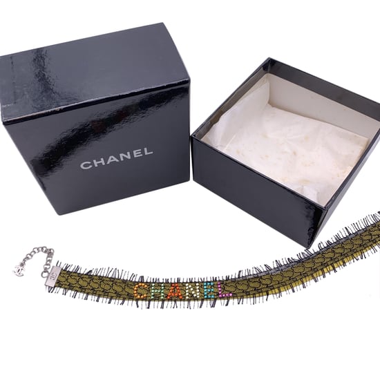 Chanel Lederhalskette Choker - Image 3