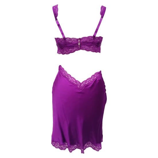 Stella McCartney Clara Whispering Minikleid aus violettem Seidenstoff - Image 3
